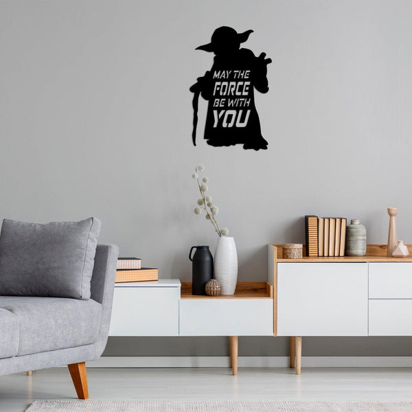 MAY THE FORCE BE WITH YOU Wall Art-Metal Wall Art-[sale]-[design]-[modern]-Modern Furniture Deals