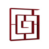 Maze Bookcase-Burgundy-Modern Furniture Deals