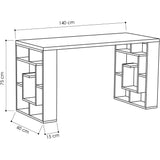 Maze Desk-White-Oak-Modern Furniture Deals