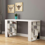 Maze Desk-White-Oak-Modern Furniture Deals