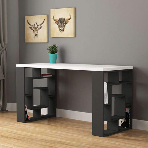 Maze Desk-White-Oak-Modern Furniture Deals