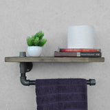 MELO 40cm Wall Mounted Towel Rail Shelf-BATHROOM>ACCESSORIES-[sale]-[design]-[modern]-Modern Furniture Deals