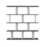 MERCURY Bookcase Anthracite - White-FURNITURE>BOOKCASES-[sale]-[design]-[modern]-Modern Furniture Deals