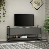 Metal Concept Media Cabinet-White-Modern Furniture Deals