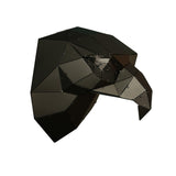 Metal Decorative Sculpture Eagle Head - Black-WALL DECOR>METAL-[sale]-[design]-[modern]-Modern Furniture Deals