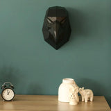 Metal Decorative Sculpture Eagle Head - Black-WALL DECOR>METAL-[sale]-[design]-[modern]-Modern Furniture Deals