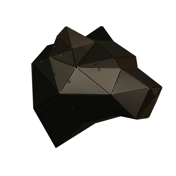 Metal Decorative Sculpture Puma - Black-WALL DECOR>METAL-[sale]-[design]-[modern]-Modern Furniture Deals