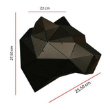 Metal Decorative Sculpture Puma - Black-WALL DECOR>METAL-[sale]-[design]-[modern]-Modern Furniture Deals