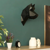 Metal Decorative Sculpture Scooby Dog Head - Black-WALL DECOR>METAL-[sale]-[design]-[modern]-Modern Furniture Deals
