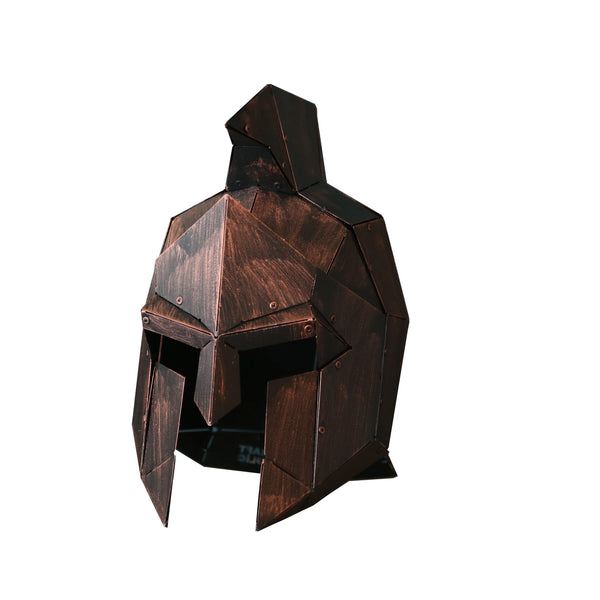 Metal Decorative Sculpture Spartan - Copper-WALL DECOR>METAL-[sale]-[design]-[modern]-Modern Furniture Deals