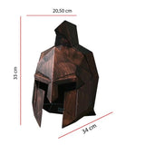 Metal Decorative Sculpture Spartan - Copper-WALL DECOR>METAL-[sale]-[design]-[modern]-Modern Furniture Deals