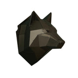 Metal Decorative Sculpture Wolf - Black-WALL DECOR>METAL-[sale]-[design]-[modern]-Modern Furniture Deals