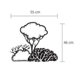 Metal Wall Art Bush-Modern Furniture Deals