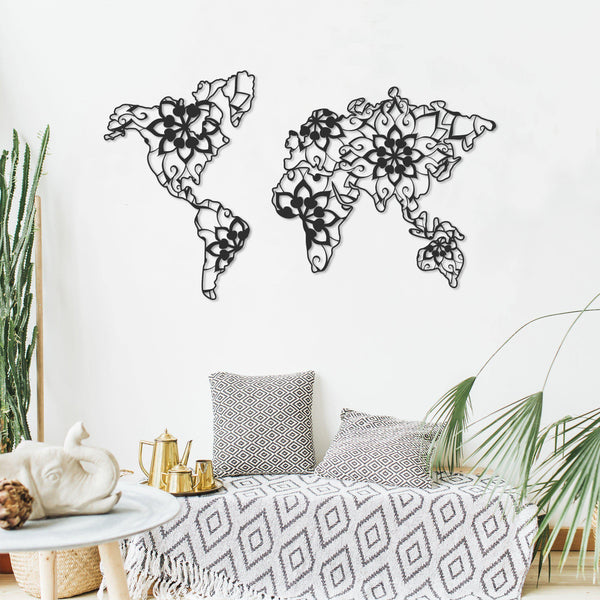 METAL WALL ART MANDALA Wall Art-Metal Wall Art-[sale]-[design]-[modern]-Modern Furniture Deals