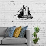 Metal Wall Art Sailing-Modern Furniture Deals
