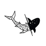 Metal Wall Art Shark-Modern Furniture Deals