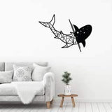 Metal Wall Art Shark-Modern Furniture Deals