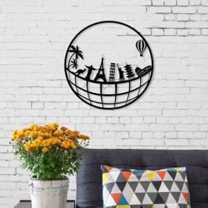 Metal Wall Art Travel-Modern Furniture Deals