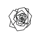 Metal Wall Art Wild Rose-Modern Furniture Deals