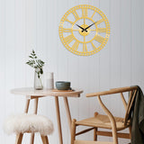 Metal Wall Clock 10 - Gold Wall Art-Metal Wall Art-[sale]-[design]-[modern]-Modern Furniture Deals