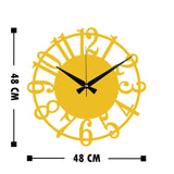 Metal Wall Clock 15 - Gold Wall Art-Metal Wall Art-[sale]-[design]-[modern]-Modern Furniture Deals
