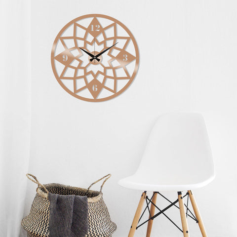 Metal Wall Clock 19 - Copper Wall Art-Metal Wall Art-[sale]-[design]-[modern]-Modern Furniture Deals