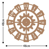 Metal Wall Clock 26 - Copper Wall Art-Metal Wall Art-[sale]-[design]-[modern]-Modern Furniture Deals