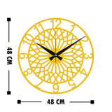 Metal Wall Clock 31 - Gold Wall Art-Metal Wall Art-[sale]-[design]-[modern]-Modern Furniture Deals
