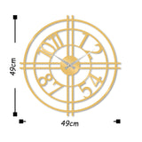 Metal Wall Clock 33 - Gold Wall Art-Metal Wall Art-[sale]-[design]-[modern]-Modern Furniture Deals