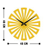 Metal Wall Clock 7 - Gold Wall Art-Metal Wall Art-[sale]-[design]-[modern]-Modern Furniture Deals