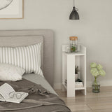 Milos Night Stand-Rightside Unit-White-Modern Furniture Deals