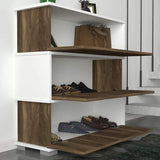 MINK Shoe Cabinet White-Walnut-SHOE CABINET-[sale]-[design]-[modern]-Modern Furniture Deals