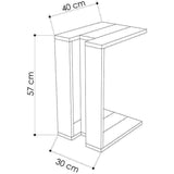 Mino Sofa Table-Grey-Mocha-A.White-Modern Furniture Deals
