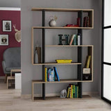 Moon Bookcase-Grey-Mocha-Modern Furniture Deals