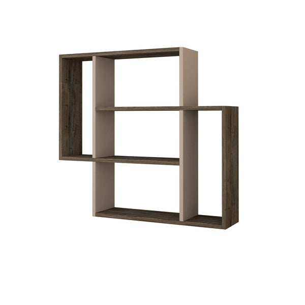 Moon Shelf Dark Coffee-Light Mocha-FURNITURE>WALL SHELVES-[sale]-[design]-[modern]-Modern Furniture Deals