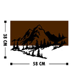 Mountain 2 Metal Wall Art-Metal Wall Art-[sale]-[design]-[modern]-Modern Furniture Deals