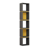 Multy Bookcase-A.Grey-Mustard-Modern Furniture Deals