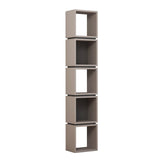 Multy Bookcase-L.Mocha-A.Grey-Modern Furniture Deals