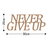 NEVER GIVE UP - COPPER Wall Art-Metal Wall Art-[sale]-[design]-[modern]-Modern Furniture Deals