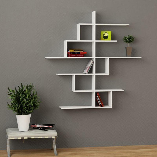 No.4 Wall Shelf-White-Modern Furniture Deals