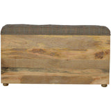 One Drawer Shoe Rack, Tweed Bench-Modern Furniture Deals