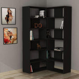 Only N.4 Bookcase-Anthracite Grey-Modern Furniture Deals