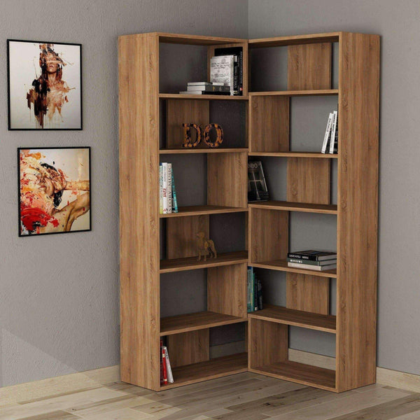 Only N.4 Bookcase-Oak-Modern Furniture Deals