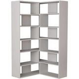 Only N.4 Bookcase-White-Modern Furniture Deals