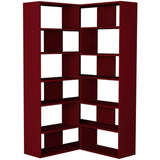 Only N.4 Bookcase-White-Modern Furniture Deals