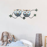 OWL 3 Wall Art-Metal Wall Art-[sale]-[design]-[modern]-Modern Furniture Deals