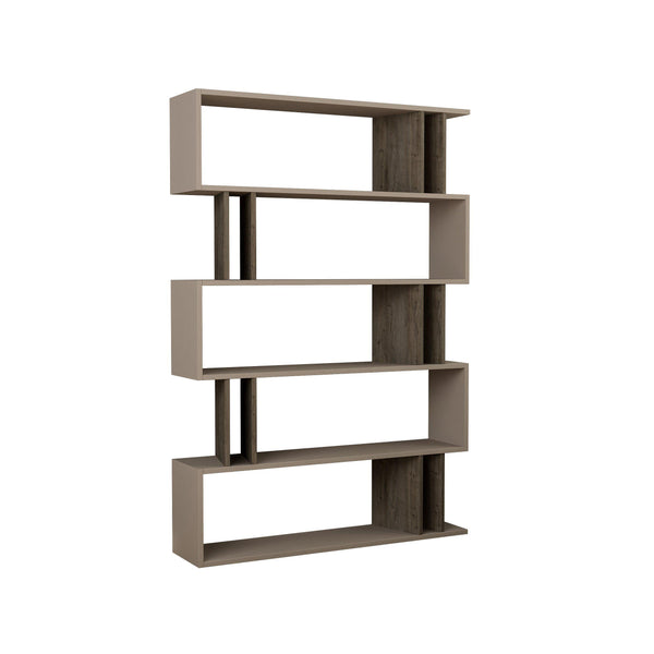 Part Bookcase Light Mocha-Dark Coffee-FURNITURE>BOOKCASES-[sale]-[design]-[modern]-Modern Furniture Deals