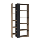 Penta Bookshelf-Dark Oak-Grey-Modern Furniture Deals
