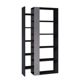 Penta Bookshelf-Dark Oak-Grey-Modern Furniture Deals