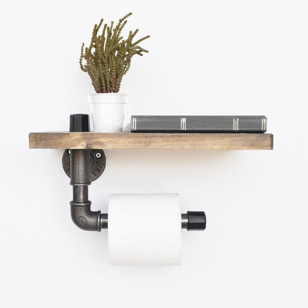 PIPE Wall Mounted Toilet Roll Holder-BATHROOM>ACCESSORIES-[sale]-[design]-[modern]-Modern Furniture Deals